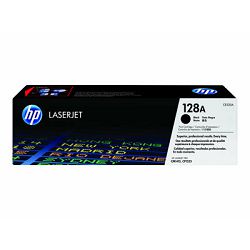 HP 128A Black LaserJet Toner Cartridge, CE320A