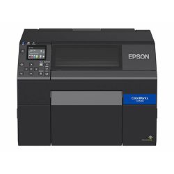 Epson ColorWorks CW-C6500Ae - Label printer - colour - ink-jet - Roll (21.59 cm) - 1200 x 1200 dpi - up to 85 mm/sec (mono) / up to 85 mm/sec (colour) - USB 2.0, LAN, USB 2.0 host - cutter, C31CH77102