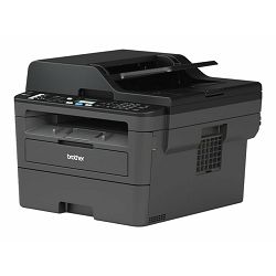 Brother MFC-L2712DW - Multifunction printer - B/W - laser - A4 - up to 30 ppm - 250 sheets - 33.6 Kbps - USB 2.0, LAN, Wi-Fi(n), MFCL2712DWYJ1
