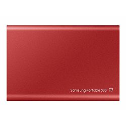 SAMSUNG Portable SSD T7 500GB red, MU-PC500R/WW