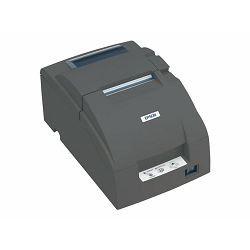 Epson TM U220B (057BE) - Receipt printer - two-colour (monochrome) - dot-matrix - Roll (7.6cm) - 16 cpi - 9 pin - up to 4.7 lines/sec - LAN - cutter - dark grey, C31C514057BE