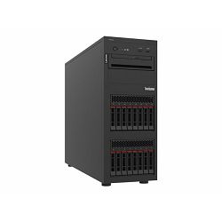 Lenovo ThinkSystem ST250 V2 7D8F - Server - tower - 4U - 1-way - 1 x Xeon E-2356G / 3.2 GHz - RAM 16 GB - hot-swap 2.5" bay(s) - no HDD - Matrox G200 - GigE - no OS - 7D8FA01TEA