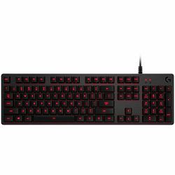 LOGITECH G413 Mechanical Gaming Keyboard - CARBON - US INTL - USB - INTNL - RED LED