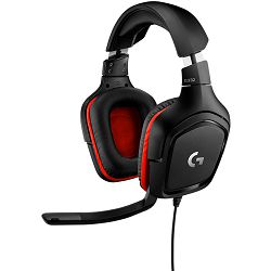 LOGITECH G332 Wired Gaming Headset - LEATHERETTE - ANALO - EMEA
