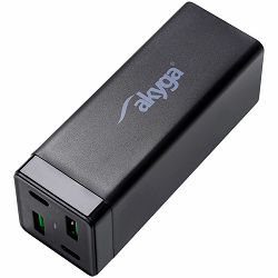 Akyga USB Power Adapter, Charge Brick AK-CH-17, Universal USB charger, 65W, 2x USB-A + 2x USB-C, Power Delivery 3.0, Quick Charge 4+, PPS, Huawei FCP/SCP, Samsung AFC, Apple 2.4A, QC4+PD 5-20V/1.5-3.2