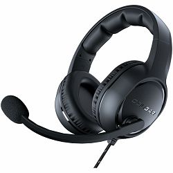 Cougar HX330 3H250P50B.0001 Headset Stereo 3.5mm 4-pole and 3-pole PC adapter / Driver 50mm / 9.7mm noise cancelling Mic. / Black