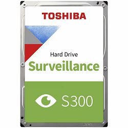 HDD Video Surveillance Toshiba S300 (3.5 2TB, 5400RPM, 128MB, SATA 6Gb/s), bulk