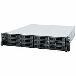 Synology RackStation RS2421+, Rack 2U, 12-Bay 3.5/2.5" SATA HDD/SSD, AMD Ryzen V1500B 4-core 2.2 GHz, 4 GB DDR4 ECC UDIMM, 4x RJ-45 1GbE LAN Port; 2x USB 3.2 Gen1; 11.5 kg; 3yr warranty