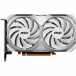 MSI Video Card Nvidia GeForce RTX 4060 VENTUS 2X WHITE 8G OC, 8GB GDDR6, 128bit, Boost: 2490 MHz, 3072 CUDA Cores, PCIe 4.0, 3x DP 1.4a, HDMI 2.1a, RAY TRACING, Dual Fan, 1x 8pin, 550W Recommended PSU