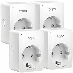Mini Smart Wi-Fi Socket 4-PACK, Energy Monitoring, 100-240 V, Max Load 16 A, 50/60 Hz, 2.4 GHz Wi-Fi networking, Amazon Certified for Humans (FFS), Energy Monitoring, Voice Control (works with Amazon 