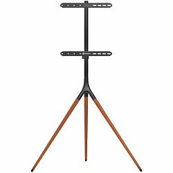 ONKRON Tripod Easel TV Stand for 32” – 65 Inch LED LCD OLED Screens up to 35 kg, Black