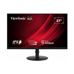 ViewSonic Monitor VG2708A - 27" 16:9 1920 x 1080 FHD IPS 100Hz, SuperClear IPS LED Monitor with VGA, HDMI, DipsplayPort, USB, Speakers and Full Ergonomic Stand
