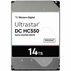 HDD Server WD/HGST ULTRASTAR DC HC550 (3.5’’, 14TB, 512MB, 7200 RPM, SAS 12Gb/s, 512E SE P3), SKU: 0F38528