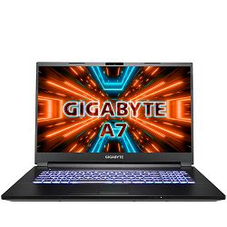 GIGABYTE A7 K1 17.3" FHD, AMD Ryzen 7 5800H, 16GB (2x8GB) DDR4 3200MHz, 1TB M.2 SSD (1 slot free), NVIDIA GeForce RTX 3060P 140W, AX200 WiFi/BT, All-zone Backlit Keyboard, Li-Po 49Wh, no OS
