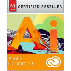 Adobe Illustrator for teams CC Creative Cloud, WIN/MAC, 1-godišnja pretplata, nova licenca