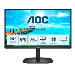 AOC LED IPS 23,8" 24B2XD, VGA, DVI/HDMI, 75Hz