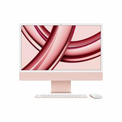 APPLE iMac 24" Retina 4.5K, M3 čip s 8-core CPU i 10-core GPU, 8GB RAM, 256GB SSD, Pink, CRO KB (mqrt3cr/a)
