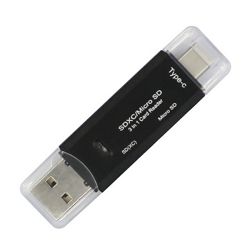 Asonic USB2.0 Tip A/C/micro USB čitač memorijskih kartica