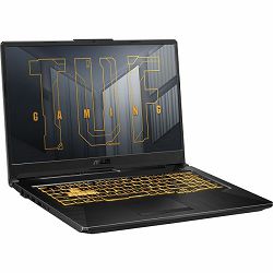 Asus Gaming TUF F17, FX706HE-HX001, 17.3" FHD IPS 144Hz, Intel Core i7 11800H up to 4.6GHz, 16GB DDR4, 512GB NVMe SSD, NVIDIA GeForce RTX3050Ti 4GB, no OS, 2 god