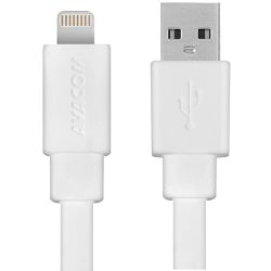 Avacom kabel MFI-120W, USB-Lightning, 120mm, bijel