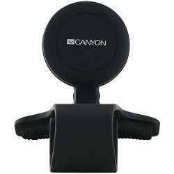Canyon Car Holder for Smartphones,magnetic suction function ,with 2 plates(rectangle/circle), black ,115*83*100mm 0.072kg
