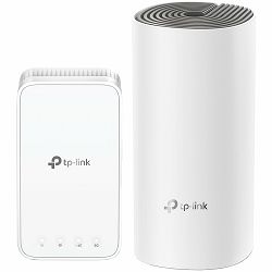 TP-LINK AC1200 Whole-Home Mesh Wi-Fi System,867Mbps at 5GHz+300Mbps at 2.4GHz,2x10/100Mbps Ports,2 internal antennas,wall-plug add-on unit,MU-MIMO,Beamforming,Parental Controls,QoS,Reporting