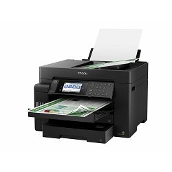 Epson EcoTank L15160 - Multifunction printer - colour - ink-jet - A3 plus - 600 sheets - 33.6 Kbps - USB, LAN, USB host, Wi-Fi - black, C11CH71402