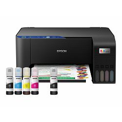 Epson L3251 - Multifunction printer - colour - ink-jet - refillable - A4 - up to 10 ppm- 100 sheets - USB, Wi-Fi - C11CJ67406