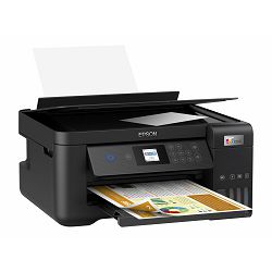 Epson L4260 - Multifunction printer - colour - ink-jet - refillable - A4 - up to 10.5 ppm (printing) - 100 sheets - USB, Wi-Fi - black, C11CJ63409