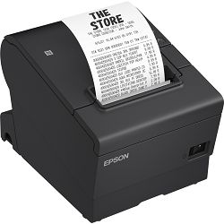 Epson TM T88VII (112) - Receipt printer - thermal line - Roll (7.95 cm) - 180 x 180 dpi - up to 500 mm/sec - USB 2.0, LAN, serial, USB 2.0 host - cutter - C31CJ57112