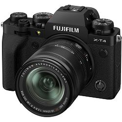 FUJIFILM X-T4 XF 18-55mm F2.8-4 R BLACK (Kit Body + lens, 26MP X-Trans CMOS IV, 3,0" LCD, 1.62 millions dots tilting touch screen)