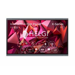 Helgi HX6510 - 65" (165cm), Touchscreen (50 točki dodira), UHD 4K, 8GB RAM, 128GB ROM, ZeroGap, Android 13, WiFi + zidni nosač gratis