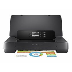 HP Officejet 200 Mobile Printer - colour - ink-jet - A4 - 1200 x 1200 dpi - up to 10 ppm - capacity: 50 sheets - USB 2.0, Wi-Fi, CZ993A
