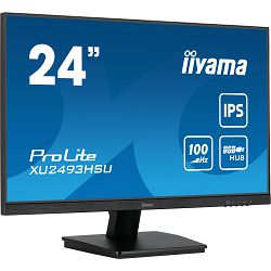 IIYAMA Monitor LED XU2493HSU-B6 23.8" IPS 1920 x 1080 @100Hz 250 cd/m² 1000:1 1ms HDMI DP USB HUB Tilt