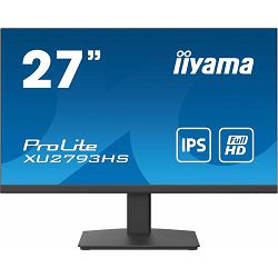 IIYAMA XU2793HS-B4 27" ETE IPS-panel, 1920x1080, 300 cd/m2, Speakers, VGA, HDMI, DisplayPort, 4ms