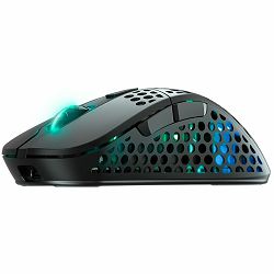 XTRFY M4W RGB, Ultra-light Wireless Gaming Mouse, Pixart 3389, Modular shell, Black