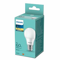 Philips LED žarulja, E27,A60, topla, 8W, mat