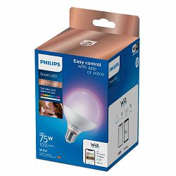 Philips Wiz žarulja u boji, E27,G95, 75W