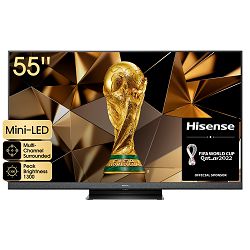 TV Hisense 55U8HQ, 55"/139cm, 4K/UHD, Smart TV, 120Hz, DVB-T2/C/S2, HDR