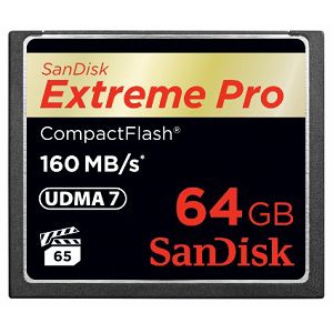 SanDisk Extreme Pro CF 160MB/s 64 GB VPG 65, UDMA 7, SDCFXPS-064G-X46