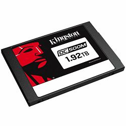 KINGSTON DC500M 1.92TB Enterprise SSD, 2.5” 7mm, SATA 6 Gb/s, Read/Write: 555 / 520 MB/s, Random Read/Write IOPS 98K/75K