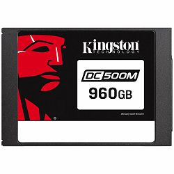 Kingston 960G DC500M (Mixed-Use) 2.5” Enterprise SATA SSD 2278TBW (1.3 DWPD) EAN: 740617291452