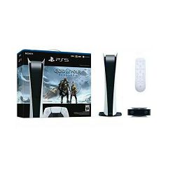 SONY PS5 PlayStation 5 Digital Edition + God of War: Ragnarok PS5 vaučer + PS5 Media Remote + PS5 HD Camera