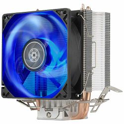 SilverStone SST-KR03 Kryton CPU Cooler, Silent hydraulic bearing 92mm blue LED fan, Intel LGA 775/115x/1200/1366 AMD Socket AM4/AM3/AM2/FM2/FM1