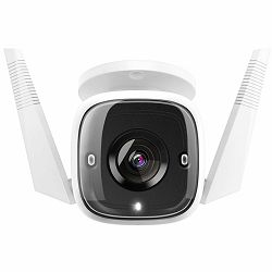 TP-Link 3MP indoor & outdoor IP camera, 30m Night Vision, IP66 dust & water proof, Motion Detection and Notification, 2-way Audio, supports Micro SD card storage, easy setup with APP
