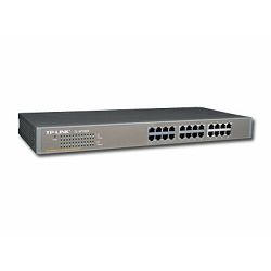 Switch TP-Link TL-SF1024, 24-Port RJ45 10/100Mbps Standard 19-inch rack-mountable steel case switch, 4.8Gbps Switching Capacity, Fanless, Auto Negotiation/Auto MDI/MDIX
