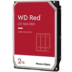 HDD NAS WD Red Plus (3.5, 2TB, 128MB, 5400 RPM, SATA 6 Gb/s)