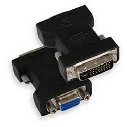Adapter DVI m - VGA f 15 pin