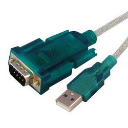 Kabel USB/serial RS232, 2m, bulk