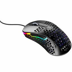 XTRFY M4 RGB, Ultra-light Gaming Mouse, Pixart 3389 sensor, Black
